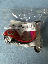 Three Wheeled Scooter. Die-cast/Plastic. Red & White With Union Jack Motifs. New