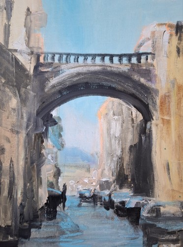 Rome original mixed media - original,