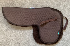 NUUMED 100% SHEEPSKIN brown SIDE SADDLE numnah saddle pad XXL