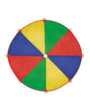 CRANE Giant 10ft Play Parachute Set with 10 Colorful Balls - Group Activity Fun