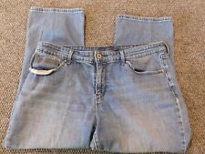 Levis womens jeans 14 blue Demi Curve straight denim