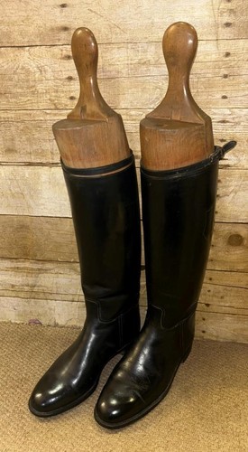 Black english leather - black,