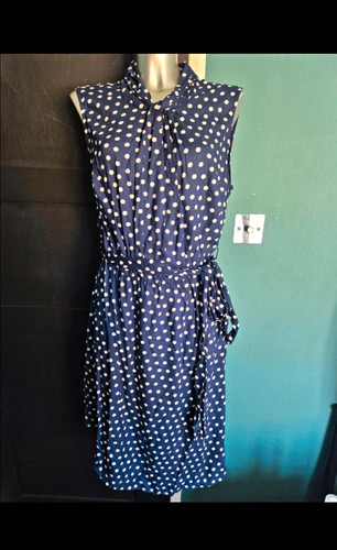 Joe browns blue white polka - browns, blue/white