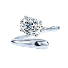 1.5ct Oval Cut Lab‑Created