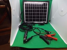 5W 12V Solar Panel Trickle Charger Battery Maintainer Kit Portable Car RV