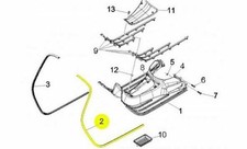 Left beading piaggio legshield - piaggio,