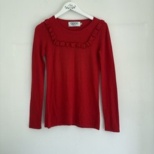 GOAT Red Wool Blend Jumper