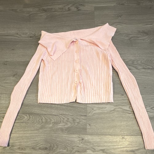 Women pink rib knit - pink, rib-knit