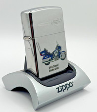 GENUINE Zippo Windproof Lighter HARLEY HERITAGE ELECTRA GLIDE HP Chrome NEW