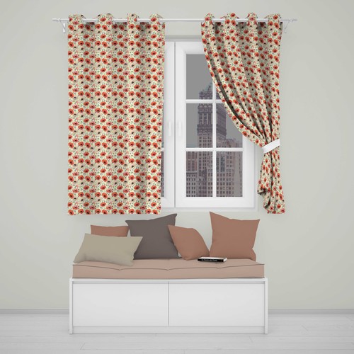 Blackout eyelet curtains soft - eyelet,