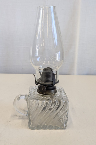 Vintage clear pressed glass - pressed,