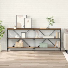 WALPLUS Console Table Old Wood