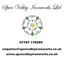 Handmade bespoke ornamental wrought ironwork / gates / railings. West Yorkshire.