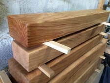 SOLID OAK BEAM FIREPLACE
