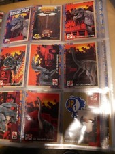 JURASSIC PARK 1993 TOPPS COMPLETE SET 88 TRADING CARDS PLUS 11 UNUSED STICKERS