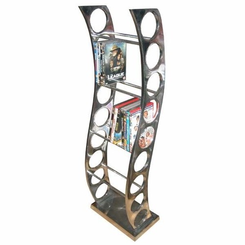 Large aluminium dvd rack - large,