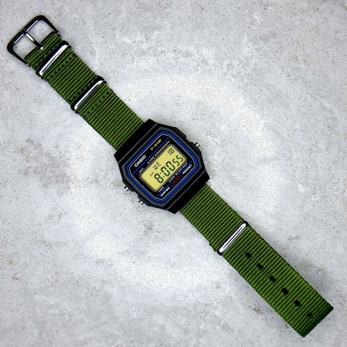 Casio 91w watch a - f-91w, on