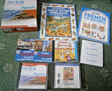 Joblot-Learn French Language for Family-Assorted CDs, CD Roms, Books&Flash card