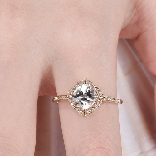 Stylish floral ring 6ct - floral,
