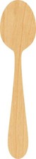 Spoon Laser Cut Out Wood Shape