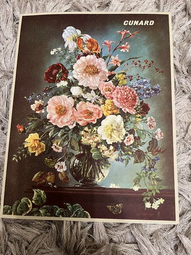 Vintage cunard rms queen - cunard,