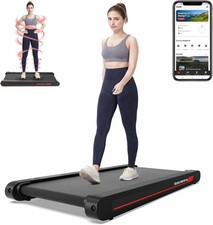 4 in 1 Vibration Walking Pad, Portable Under Desk Treadmill with Vibration Mode