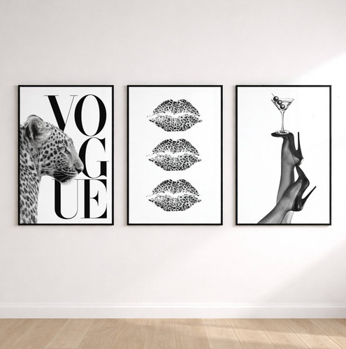 Set leopard prints vogue - set,