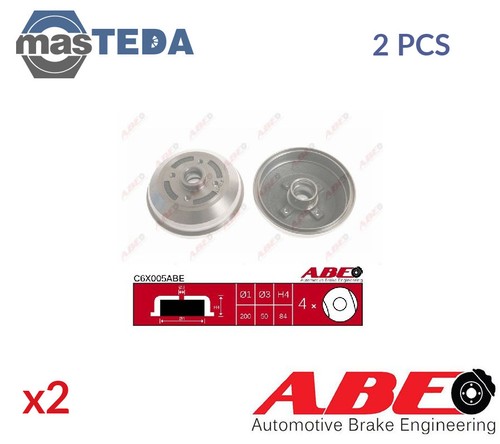 C6x005abe brake drum pair - brake, set