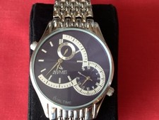 A Duel Time Watch By August Steiner,  Perfect Working order, still Has Protect