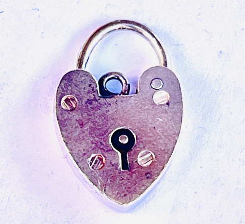 Vintage silver heart shaped - vintage,