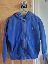 Vintage RALPH LAUREN FULL ZIP Hoodie - Age 4 four yrs Tall- Navy Blue  - Boy’s