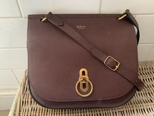 Mulberry Amberley Medium Satchel Oxblood Grained Leather