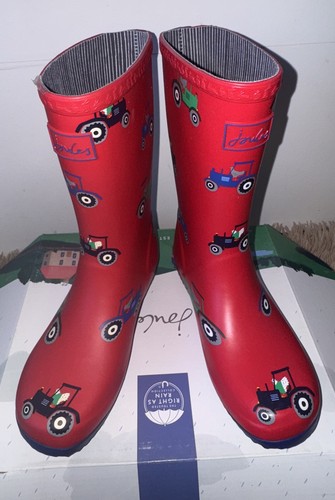 Joules boys wellies - wellies, red