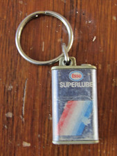 Vintage Retro Keyring  ~  Esso Superlube !
