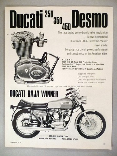 Ducati desmo motorcycle print - ducati,