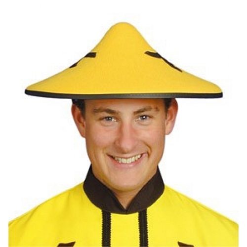 Chinese cooli yellow felt - cooli,