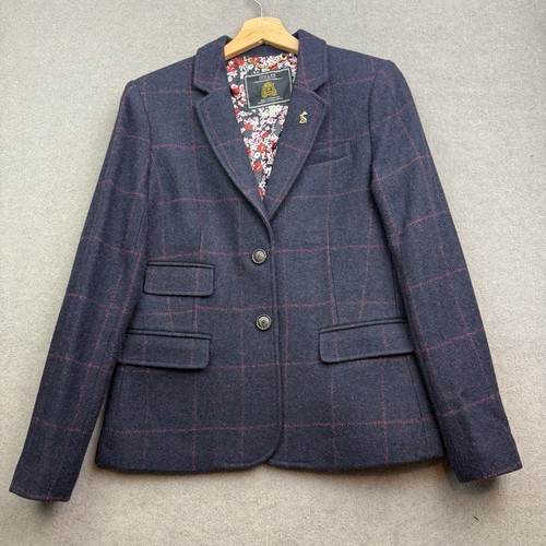 Joules tweed jacket navy - jacket, 10