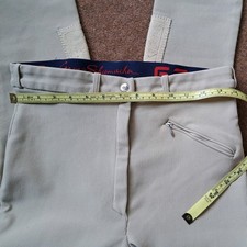 28"W  BEIGE GS HORSE RIDING JODHPUR BREECHES