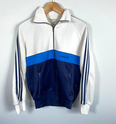 80s adidas zip track jacket - 80s,