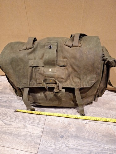 Vintage army pack - army, heavy