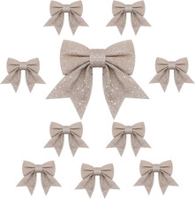 10PCS Christmas Bow