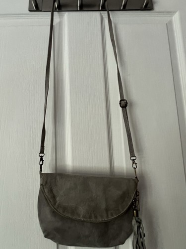 Versatile grey suede tassle - versatile,