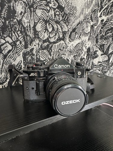 Canon black 35mm slr film - a-1,