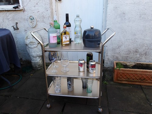 Vintage tier gold coloured - vintage,