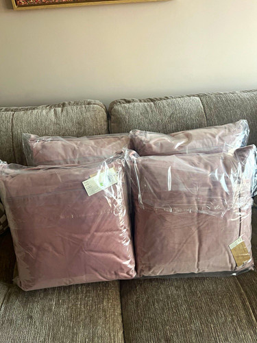 Laura ashley blush cushions - 4x,