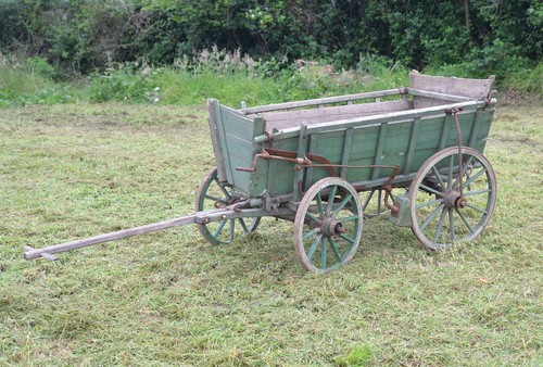 Vintage cart old pony - old,