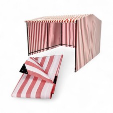 Red White Striped Tarpaulin