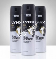 Lynx Gold Anti Marks 48H Anti Perspirant 200ml x3