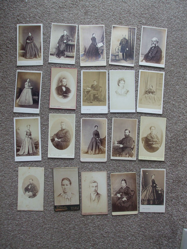 Job lot cdv photographs - -,