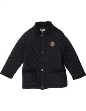 ARMANI BABY Baby Boys Quilted Jacket 18-24 Months Navy Blue Polyamide AU02